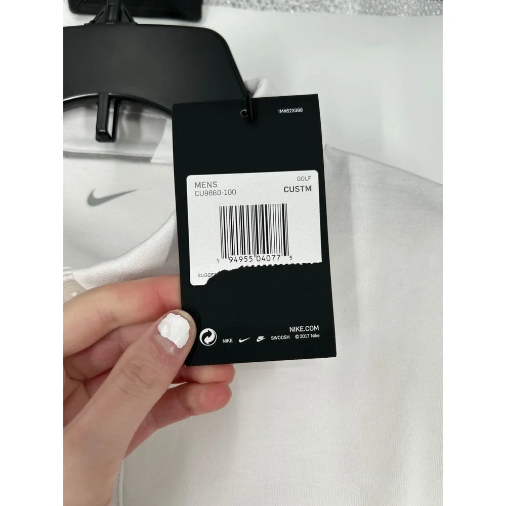 Nike Player Golf Polo Shirt ST Small Tall Standard Fit Dri Fit Pocket CU9860-100